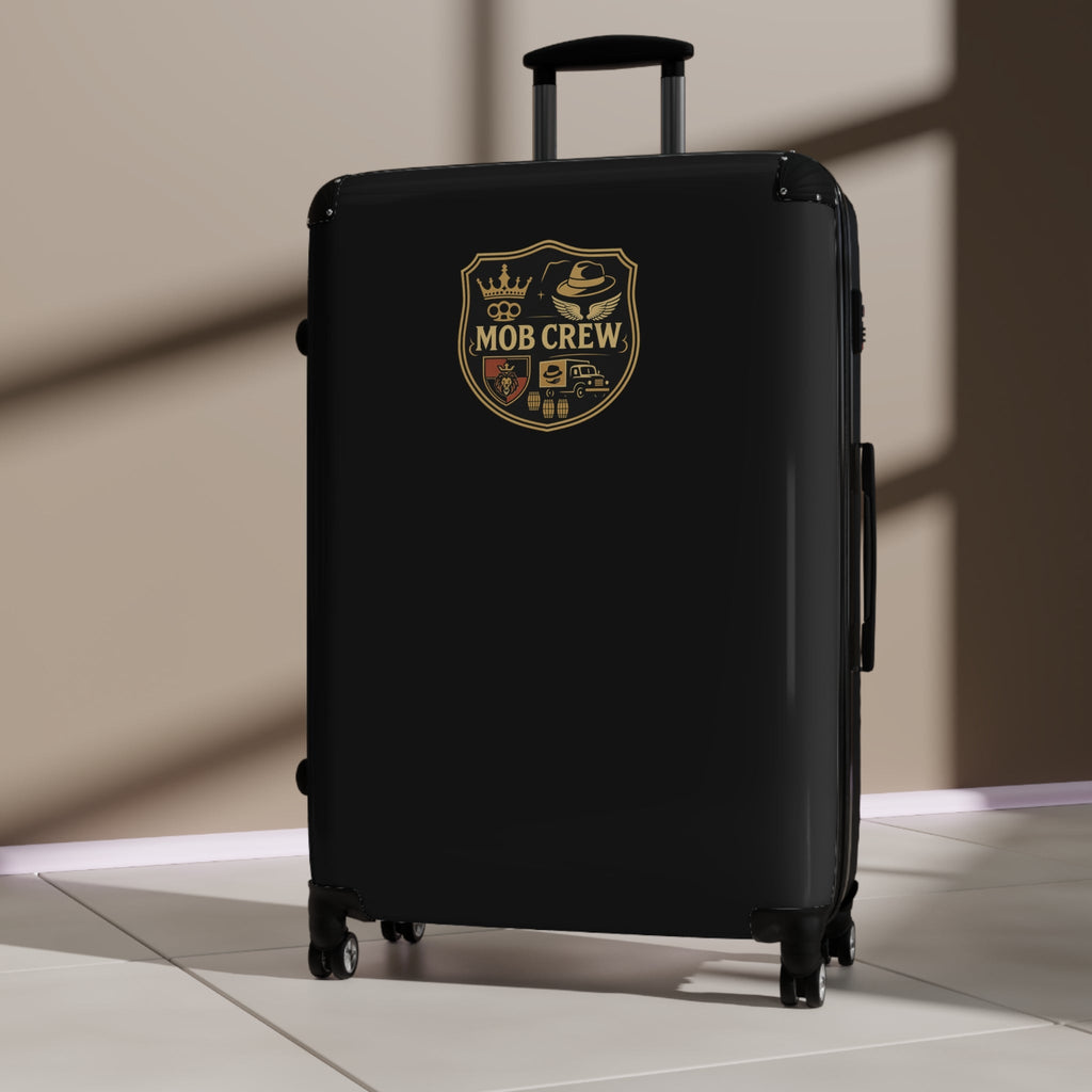 Mob Crew Large Luggage, Stylish Fun Luggage Perfect for Vacations Travel Suitcase Modern Carry-On