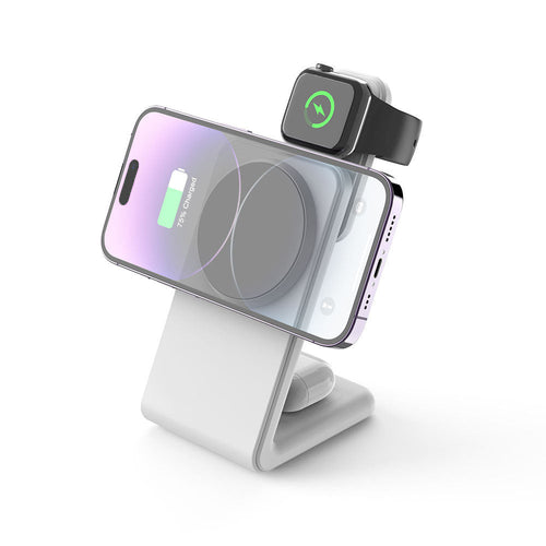 3-in-1 Certified Magnetic Wireless Charger