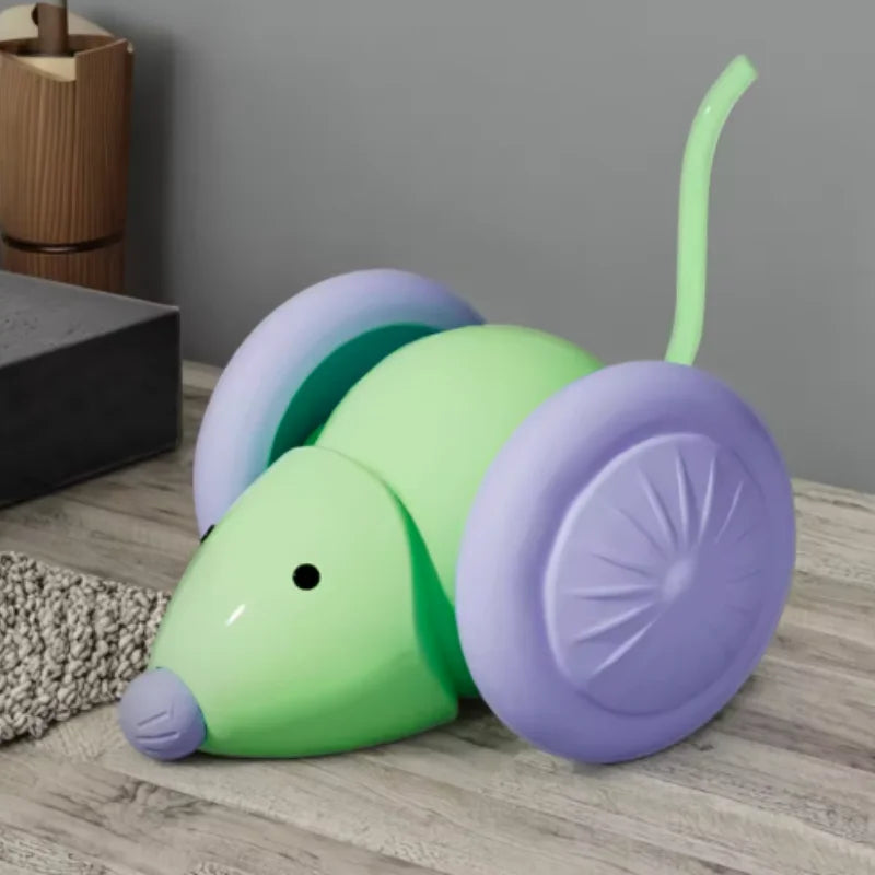 Hot Electric Mouse Car Interactive Cat Toy Rechargeable Automatic Intelligent Obstacle Avoidance Kitten Plaything for Cats