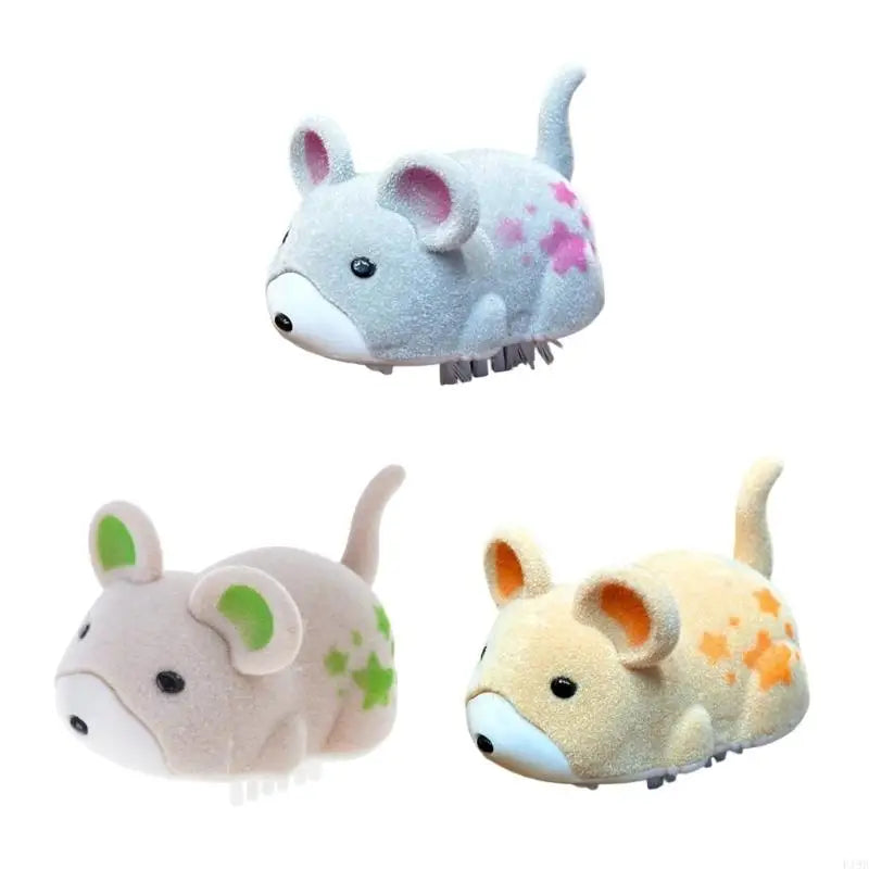 F19B Realistic Electric Mouse Cats Toy Automatic Movements Stress Reducing Plaything