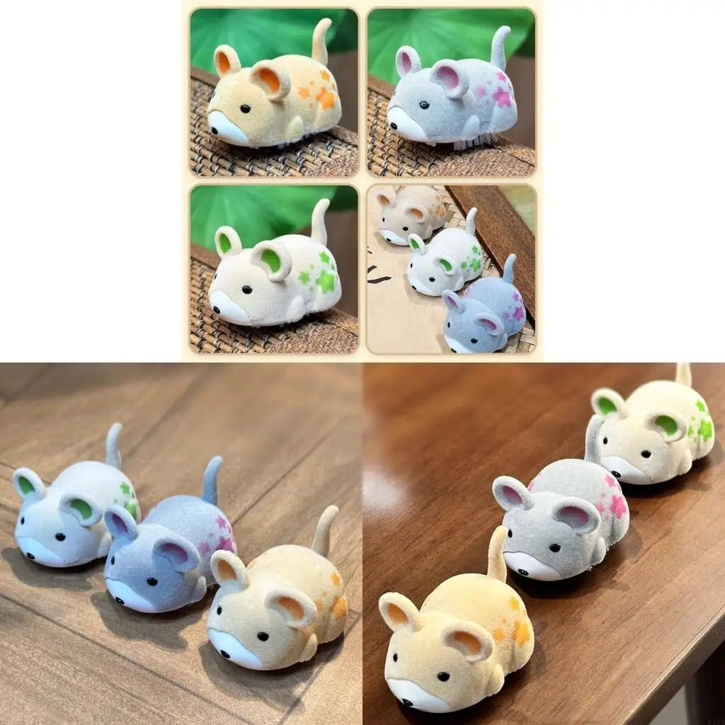 F19B Realistic Electric Mouse Cats Toy Automatic Movements Stress Reducing Plaything