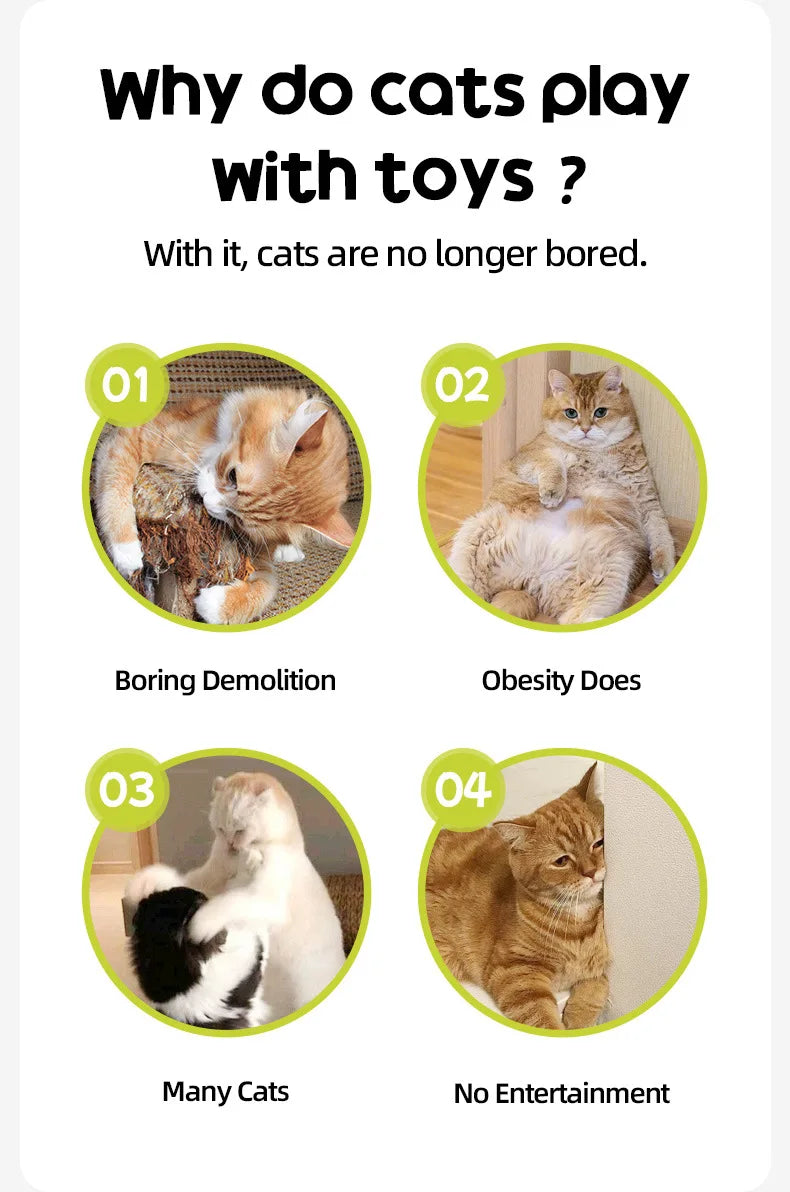 Smart Induction Cat Football Field Kicking Plaything, Intelligent Puzzle Amusement Device Relieve Boredom Interactive Cat Toy